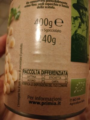 Ceci Da Agricoltura Biologica