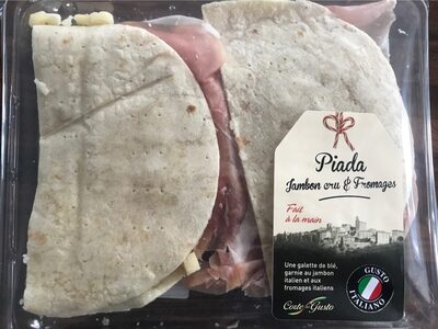Piada Jambon cru et fromage
