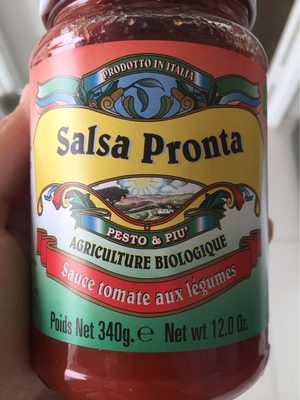 PESTO & PIU Sauce Tomate aux Légumes Bio 340 g Lot de 6