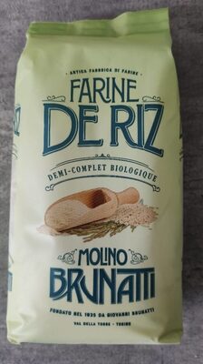 Farine de riz semi-complet