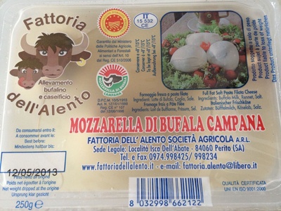 Mozzarella di Bufala Campana AOP - 250 g - Fattoria dell'Alento