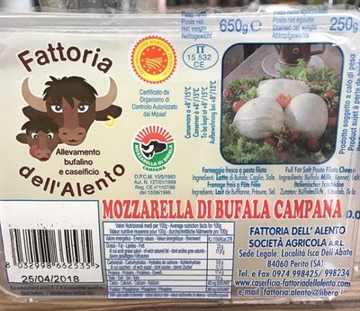 Mozzarella di buffala a la campana