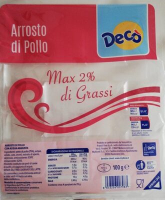 Arrosto di pollo