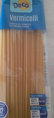 Vermicelli  pasta di semola di grano duro