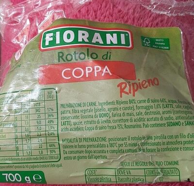 ROTOLO DI COPPA RIPIENO