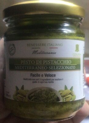 Pesto di pistacchio mediterraneo selezionato