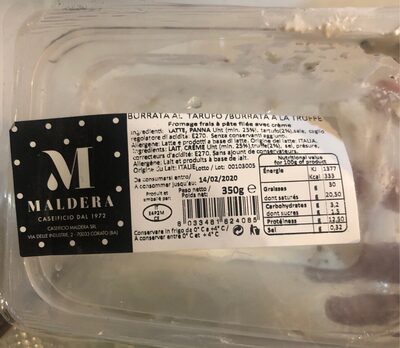 Burrata al tartufo