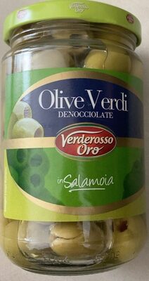 olive verdi denocciolate in salamoia