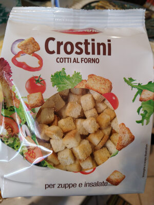 Crostini cotti al forno