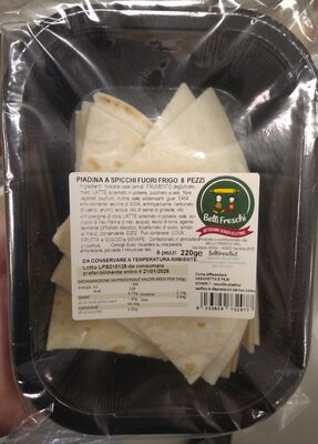 Piadina a spicchi