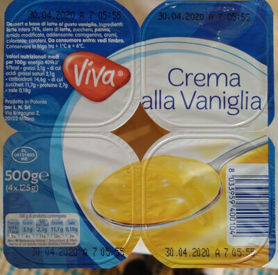 Crema alla vaniglia
