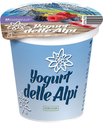Yogurt delle Alpi - 125g - Gusto frutti di bosco