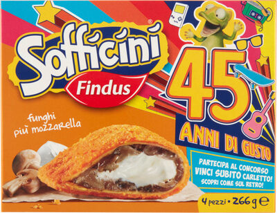 Sofficini funghi e mozzarella