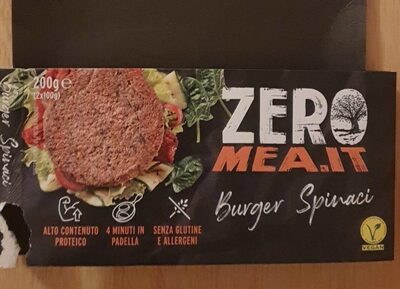 Zero Meait Burger Spinaci