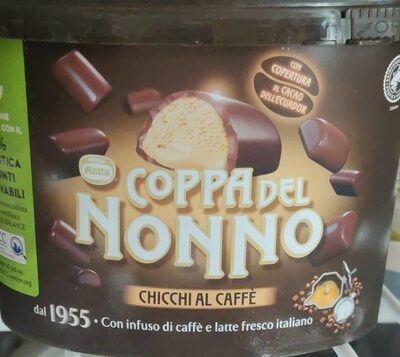 Coppa del nonno chicchi al caffè