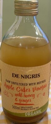 Apple cider vinegar with honey & ginger