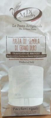 Pasta di Semola di grano duro Paccheri rigati