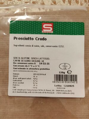 Prosciutto crudo