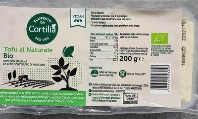 Tofu al naturale bio