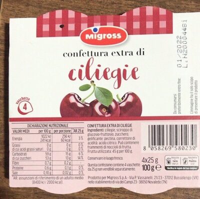 Confetture ciliegie extra