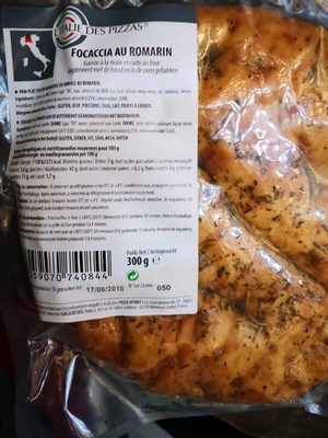 Focaccia au romarin