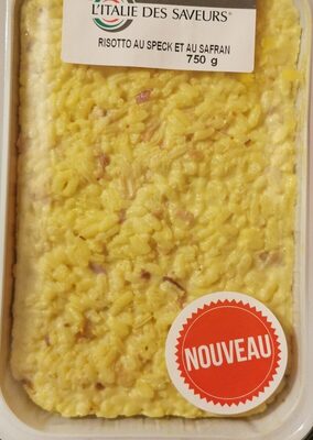 Risotto au speck et au safran