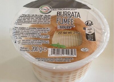 Burrata fumée