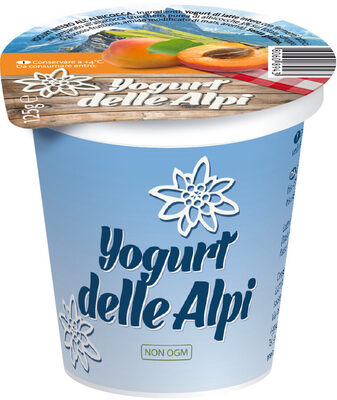 Yogurt delle Alpi - 125g - Gusto albicocca