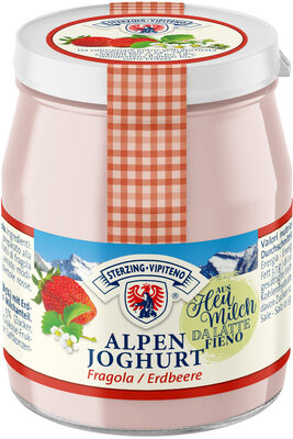Alpenyogurt vetro da latte fieno STG - 150g - Gusto fragola