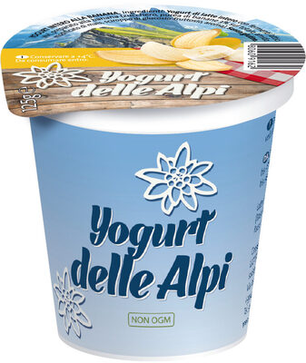 Yogurt delle Alpi - 125g - Gusto banana