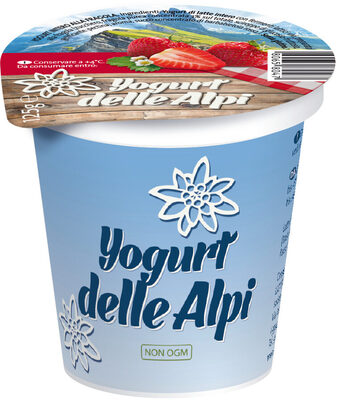 Yogurt delle Alpi - 125g - Gusto fragola