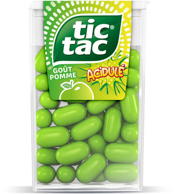 Bonbons Tic Tac Acidulé goût pomme 37 pastilles - 18g
