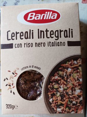 Cereali integrali con riso nero italiano