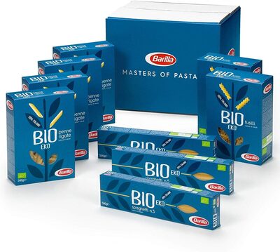 9 packs de pâtes biologiques