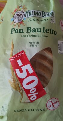 Pan bauletto con farina di riso senza glutine