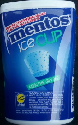 IceCup  - Maxi chewing gum sans sucre à la menthe givrée