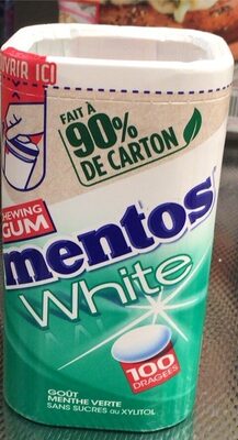 Mentos White goût menthe verte