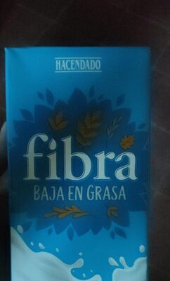 Leche fibra baja en grasa