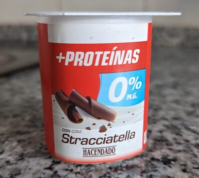 Yogur proteínas stracciatella 0%
