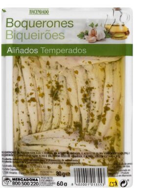 Boquerones aliñados