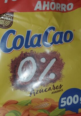ColaCao Cero sin azúcares añadidos
