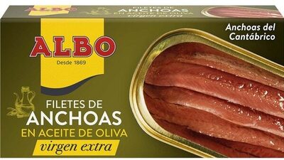 Filetes de anchoas en aceite de oliva virgen extra