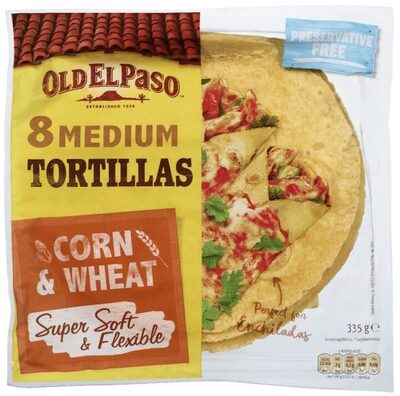 Tortillas Corn Super Soft 8stk 335g Old El Paso