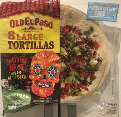 8 Large Tortillas