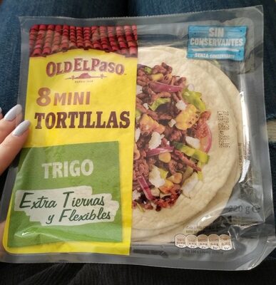 8 mini tortillas de trigo