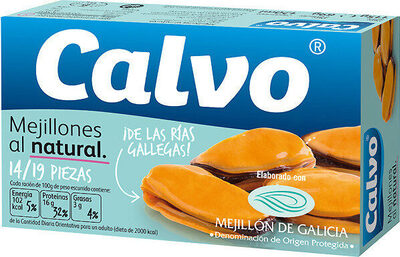 Mejillones de las rías gallegas al natural