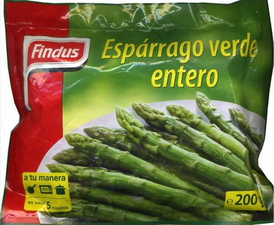 Espárragos verdes congelados "Findus"