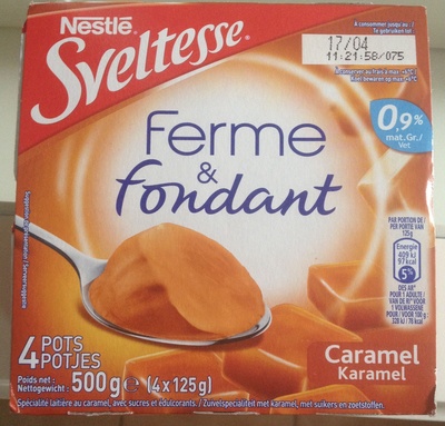 Ferme et fondant caramel