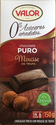 Chocolate Puro Mousse de Trufa 0%
