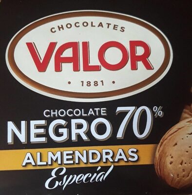 Chocolate negro 70% almendras